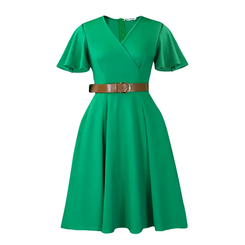 emerald green dress western - TikTok Shop