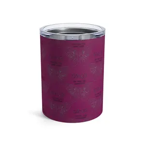 Purple Tumbler 10oz, Angel Number 909 Accept Yourself, Numerology Gift, Positive Energy Cup, Manifestation Gift, Law of Attraction Gift