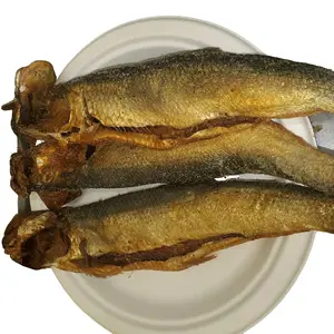 Dry Salted Smoked Herring Fish - 1lb-18lb Processed Dried Seafood for Food & Beverages Snacks