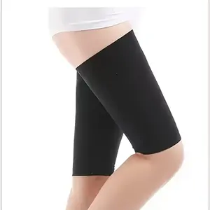 Anti Chafing Thigh Bands 1 Pair - Breathable Mesh Compression Thigh Sleeves, Elastic Chub Rub Thigh Guard for Men Women, Sweat Wicking Anti Friction Thigh Wrap for Running Gym Yoga Fitness, Thigh Compression Support Sleeve, Snug Fit Band