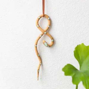 Ceramic Snake Wall Ornament