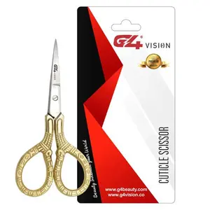 Cuticle Scissors Finger Toe Nail Scissor Manicure Eyelash Steel Stainless