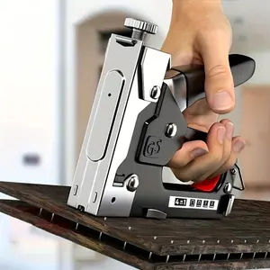 4 in 1 Multifunctional Nail Machine, Durable Adjustable Strength Riveter, Perfect for DIY Home Decoration, Camping, and Industrial Use, Heavy Duty, Handle, Hardware