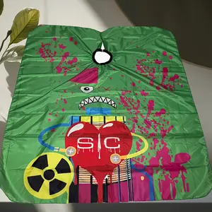 Colorful Barber Cape - Salon & Home Use Haircut Cape, Anti-Stick Hair Styling Cape for Men Women Kids, Vibrant Design Professional Hairdressing Cape