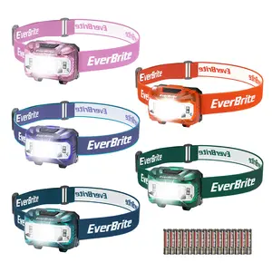 #JumpstartSale EverBrite Headlamp, Kids Headlamp with Red Light and Memory Function, Head Lamp for Adults and Kids with 5 Modes, Bright Headlamps for Camping, Running, Batteries Included