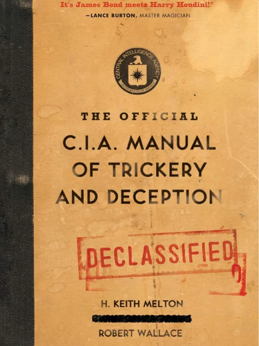 The Official CIA Training Manual of Trickery and Deception - Civilian Insights into Sleight of Hand, Mind Control, Cold War Field Agent Tactics, Politics & Law Book for Social Sciences Enthusiasts