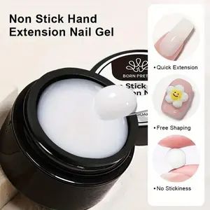 0.5oz Transparent Non-Stick Hand Extension Gel, Acrylic Nail Extensions, Solid Acrylic Jelly for DIY Nail Art, Halloween Nails, Flower Shaping, Model Making