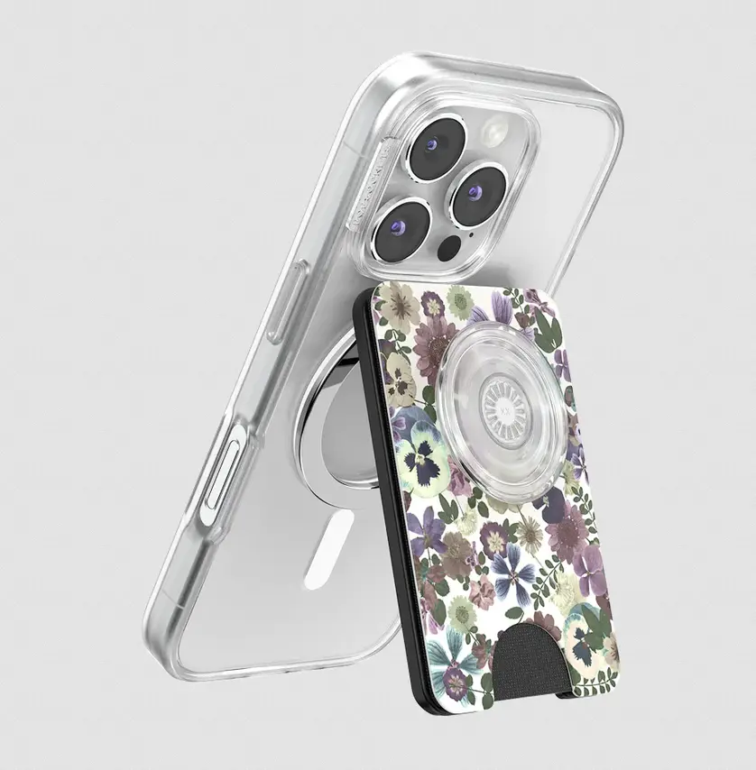 popsockets Pressed Flower  MagSafe Kick-Out PopWallet+ & Stand