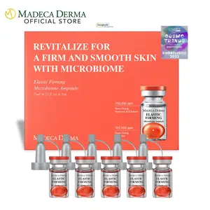 [Madeca Derma] 5 pcs of Elastic Firming Microbiome Ampoules, Postbiotics, Korean pharmaceutical skincare, Anti-aging, wrinkle treatment, age defying serum, skin barrier care, collagen peptides