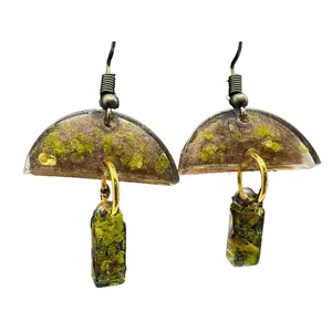 Earthly Elegance: Dangle Earrings for Women