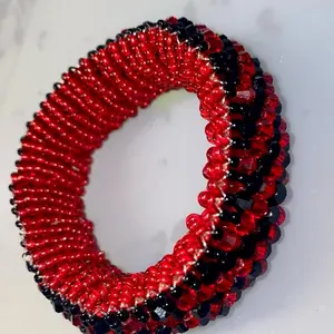 Semielastic Elegua Bracelet  - Ilde Ide Idde de Elegua Elegba Eshu Esu semi-elastico