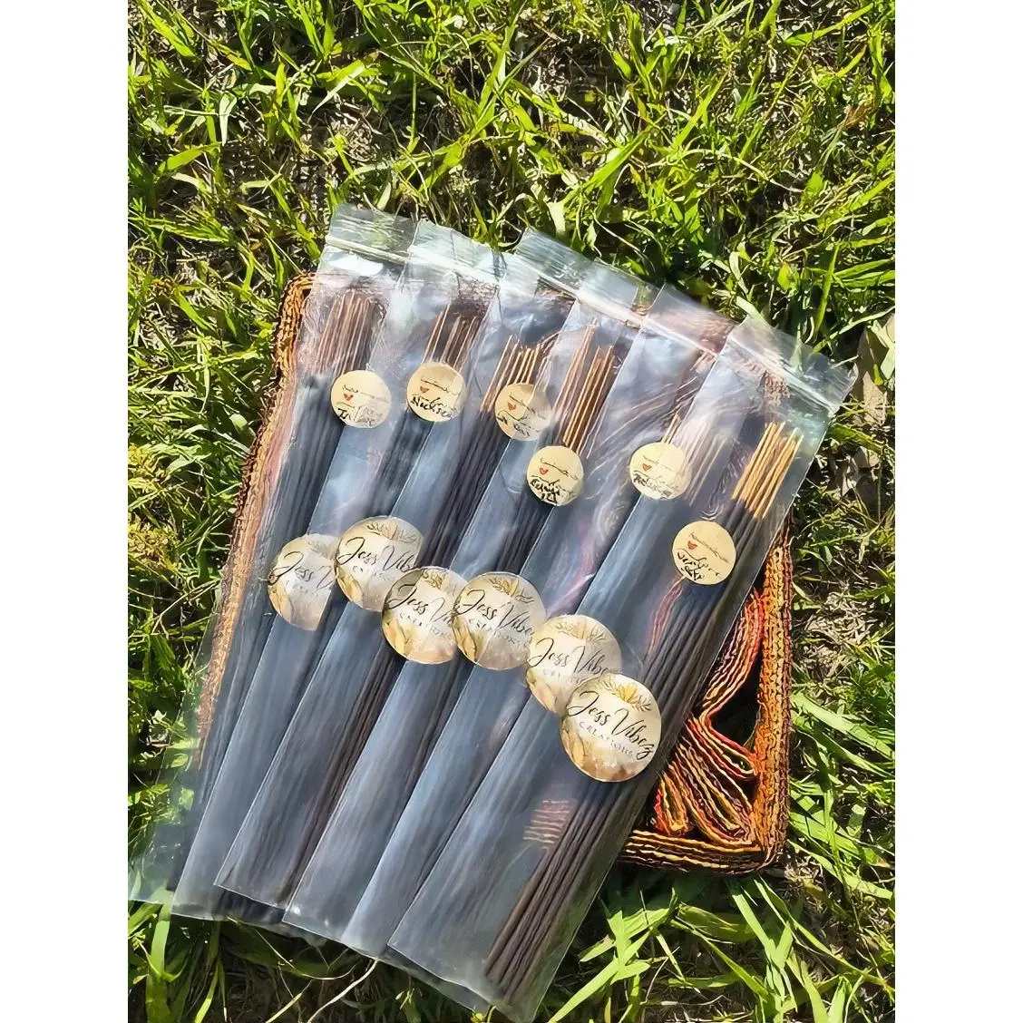 Hand Crafted Long Burning Incense Sticks - 10 Sticks Per Pack - Lasting Scent - Made with Love - Perfect for Relaxation and Meditation
