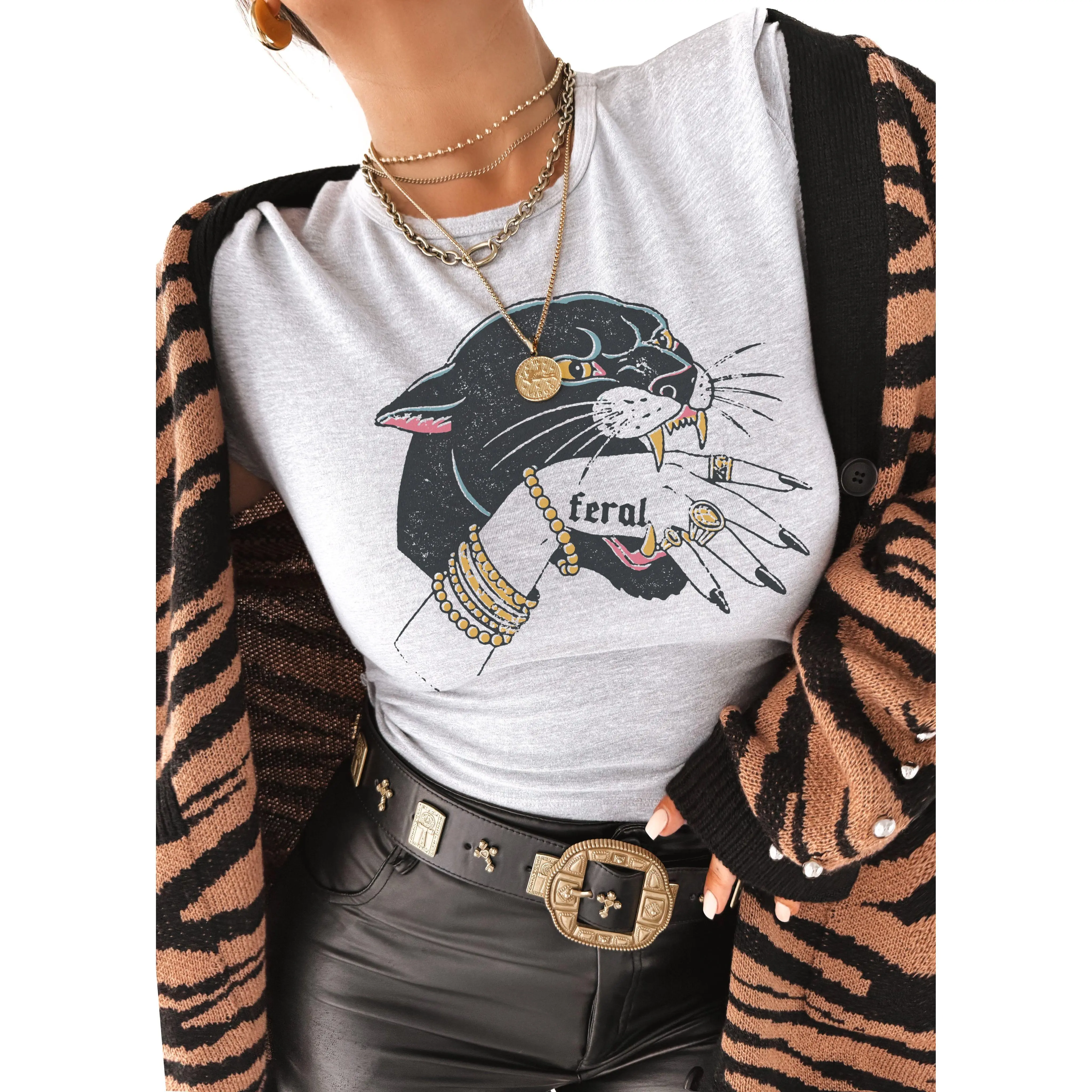 FERAL GRAPHIC BABY TEE