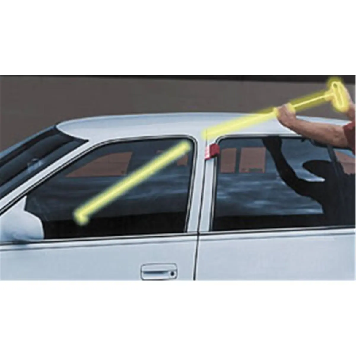 Steck 32950 Big Easy Glo Lockout Kit with Plastic Wedge - Universal for Cars & Trucks, Safely Unlocks Door Handles and Manual Lock Buttons, Door Handle, Disconnected Door Linkages