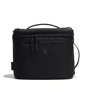 Hydro Flask Insulated Lunch Bag - Black: BPA-Free, Polyester, Solid Pattern