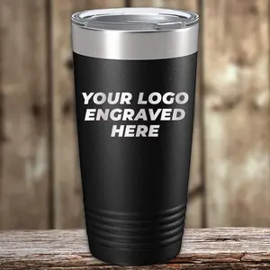 Engraved Custom Logo Drinkware - SPECIAL 72 HOUR SALE PRICING - Single Side Engraving Included in Price O