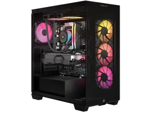 CORSAIR VENGEANCE i7600 Series Gaming PC - Liquid Cooled Intel Core Ultra 5 250K CPU - NVIDIA GeForce RTX 5060Ti Graphics - 16GB CORSAIR VENGEANCE RGB DDR5 Memory