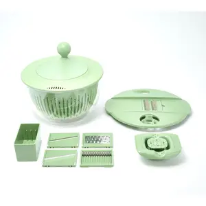 Henning Lee 10pc Multi Function Salad Spinner & Prep Bowl