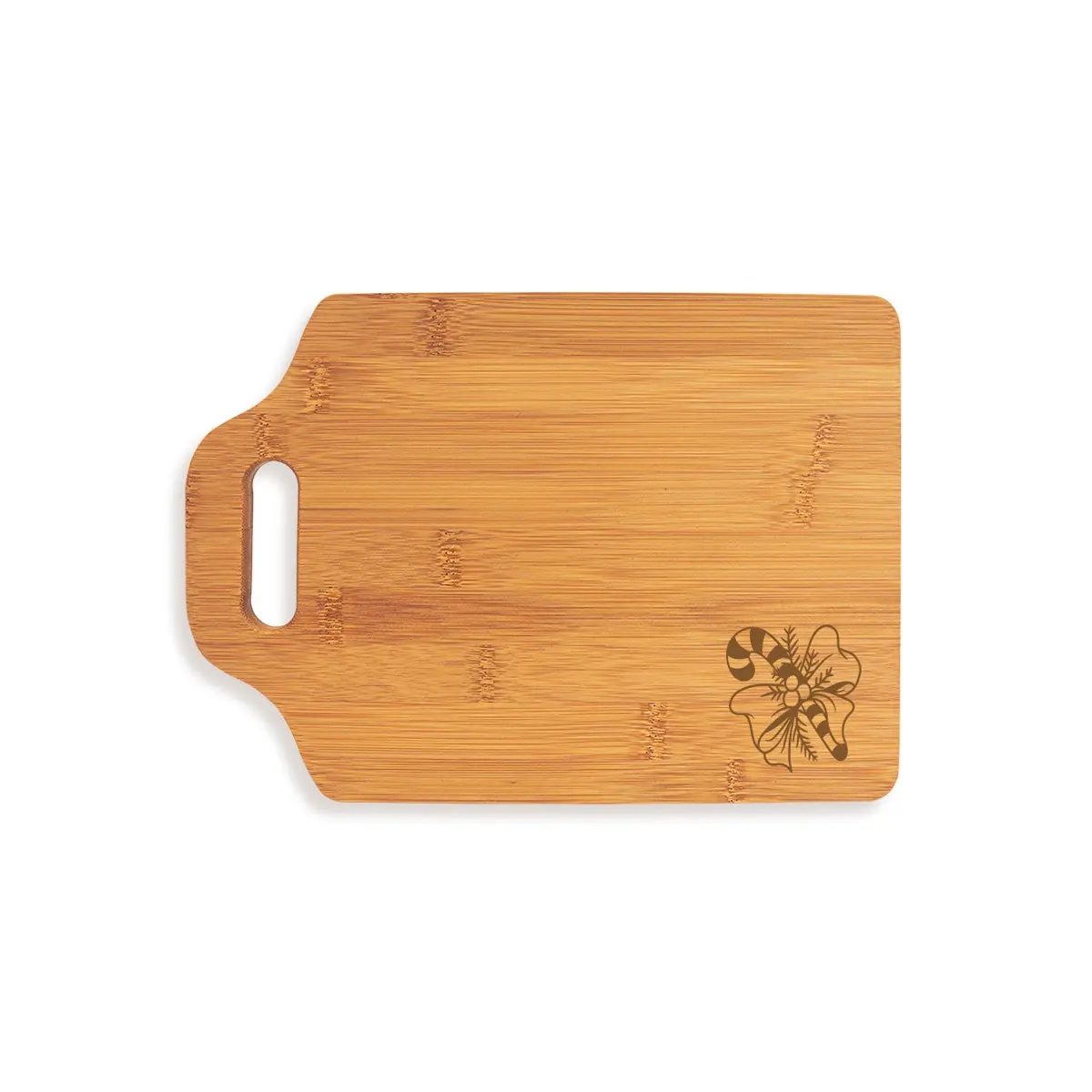 Candy Cane Bamboo Cutting Board Christmas Charcuterie Board Gift #LCB896-CC