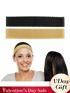 Adjustable Silicone Wig Headband Grips, Non-Slip Strap & Elastic Clip Design, /skin Color Options, All-Season Wear Comfort