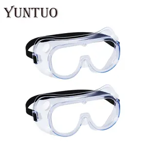YUNTUO 2 Pack Safety Goggles ANSI Z87.1, Adjustable,Lightweight Anti-Fog Protective Safety Glasses, Eye Protection