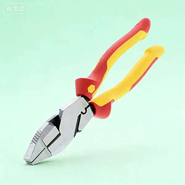 9.5-Inch VDE 1000V Safety Certified Insulated Industrial Lineman's Pliers - High Leverage Side Cutters, High-Performance Crimpers, Ergonomic Cushion Grips, Dual Durometer Construction, Added Protection, Professional Electrical Tool