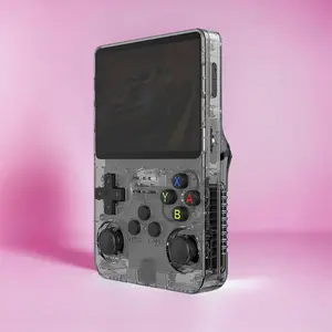 R36S Handheld Gaming Console - 3.5-inch IPS Screen Linux System Retro Gaming Console with Classic Games 32+64 GTF Card Cyber Digital