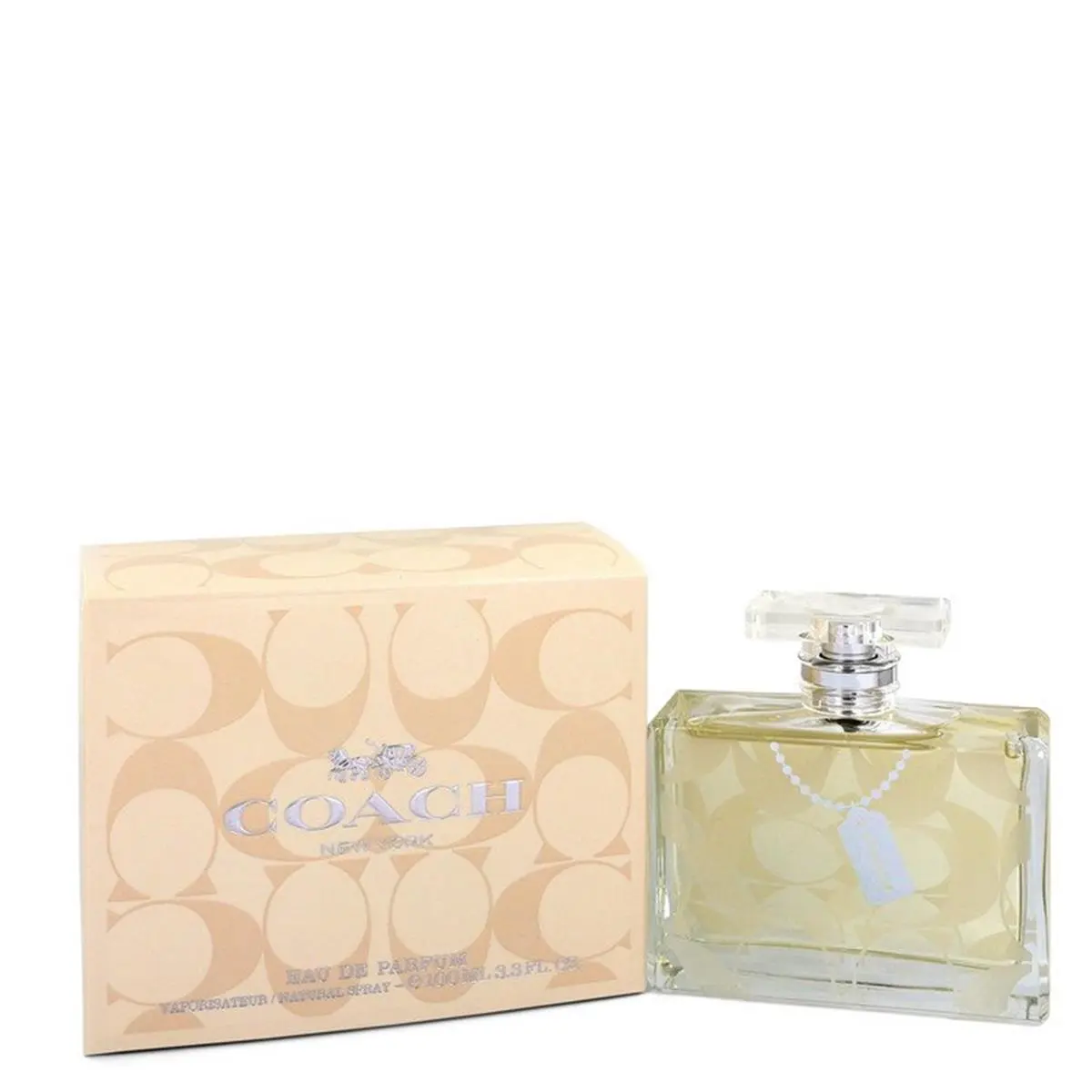 Coach Signature Eau De Parfum Spray for Women, Floral Scent with Mandarin Guava, Lily, and Violet Leaves, 3.4 fl oz, Floral Scented Perfume, Signature Scent, Lily, Violet