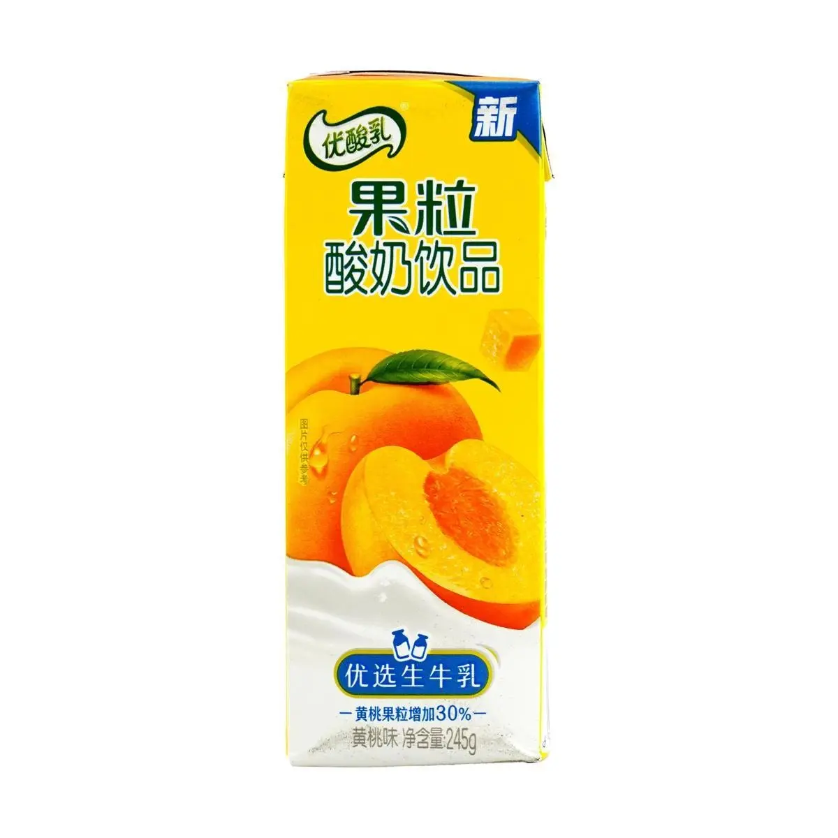 Yili Group Peach Flavored Yogurt Drink - 245g, Probiotic Milk Beverage, Fruity Yogurt Snack for Adults & Kids Yili Group Peach Flavored Yogurt Drink - 245g, Probiotic Milk Beverage, Fruity Yogurt Snack for Adults & Kids