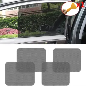 1/2PCS  One-way Car See-through Sticker Is Waterproof and Sun-protected and Ultra-durable| Suitable for Triangular Windows, Skylight and Windshields| Creative Sunshade Decoration Necessary Sc*r for Modification, Automobile Exterior Parts, Car Window Film