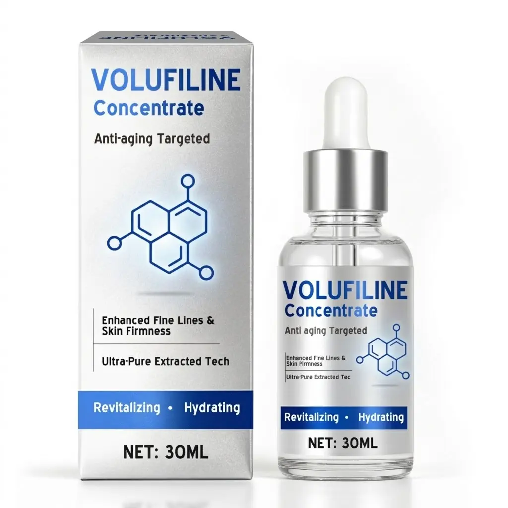 Volufiline Concentrate Firming Facial Serum - 30ml Moisturizing Anti-Aging Bottle, with Centella Asiatica, for Morning Routine Glow Up, Soft, Plump, Smooth Radiant Skin (Natural Skincare Treatment), Soft Skin, Serums & Essences, Plump Skin