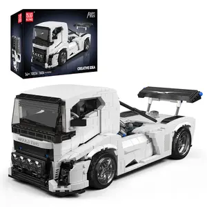 Mould King 10036 Knight Truck Static Vehicle Model Building Block Adult Kid Toy 1604 Pieces summerwins