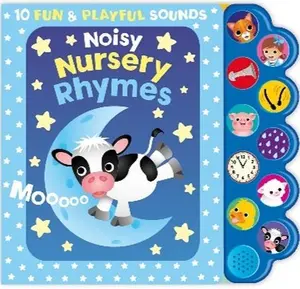Interactive Noisy Nursery Rhymes Sound Book with Sound Buttons, Children's Early Reading & Learning Book for Kids, Childrens Book