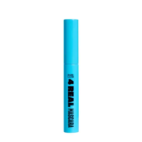 4 Real Mascara Buildable Formula that Lifts & Lengthens with Weightless Volume, Available in Black or Brown, Infused with Shea Butter, Castor Oil & Apple Stem Cells, Vegan & Cruelty-Free