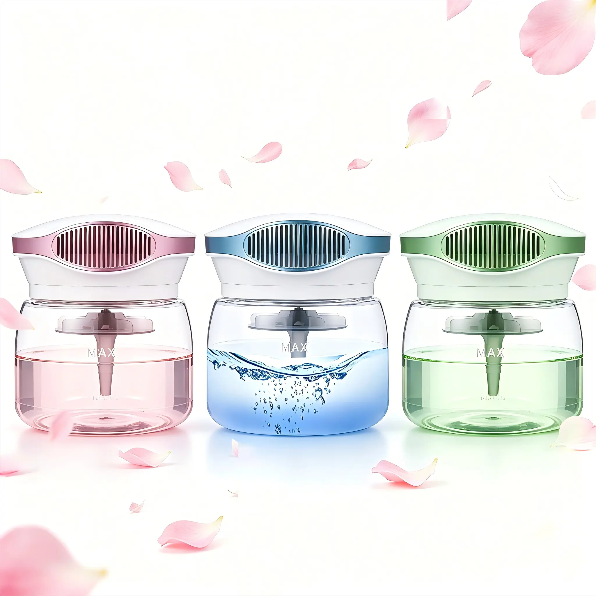 3-in-1 Portable Humidifier - Air Purifier, Essential Oil Diffuser, LED Light, 700-1100ML Capacity, Suitable for Office, Room (Essential Oils Excluded)