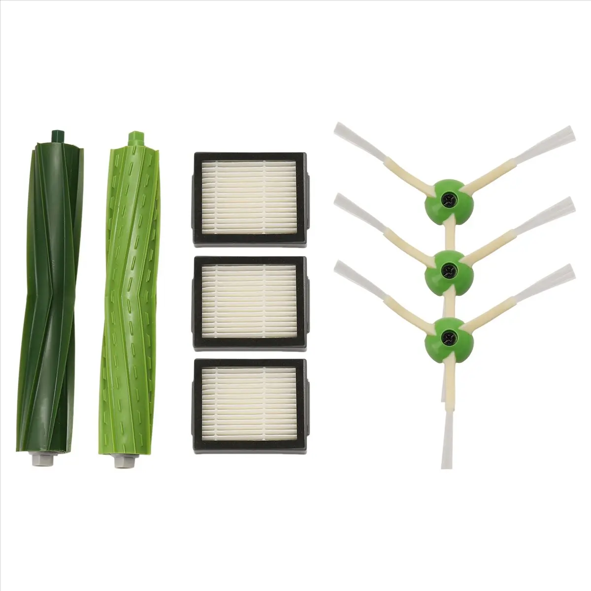 For iRobot Roomba I3 I3+ I7 I7+ I4 I6 I6+I8 I8+/Plus E5 E6 E7 J7 I E &J Series Vacuum Cleaner Main Side Brush Filters, As Shown, Easily Removed, Deep Cleaning, Hepa Filter, New, High Quality