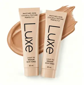 2PCS Luxe Color Changing Foundation | Instantly Adapts to Your Skin, Buildable Coverage, 12H Wear, Natural Glow Makeup