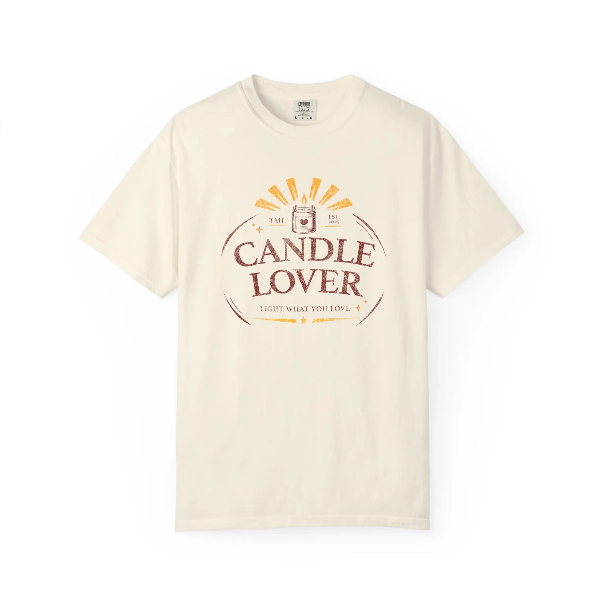 Candle Lover Graphic Tee | Comfort Colors Shirt | Gift for Candle Lovers | Cozy Aesthetic | Unisex Candle T-Shirt | Candle Lady Shirt | Hygge Gift