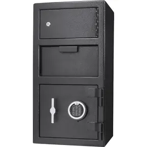 Large Locker Depository Safe With Digital Keypad 0 72 0 78 Cubic Ft On-Site (High end and high-quality),for Documents, Jewelry, Valuables,Fireproof Waterproof ,Strong and safe
