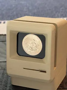 Limited 2026 Steve Jobs American Innovator California Mint Coin Display, Tan - Nature-Inspired Room Decor Piece for Collectible Cultural Art Display