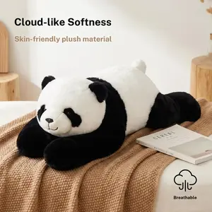 65cm Panda Plush Pillow,Arm weighted particles , Soft and Comfortable Fabric, Ideal for Home Companion, Anxiety Relief, Perfect Gift for Girlfriend