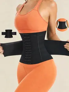Women's High Compression Adjustable Shapewear, Dual Layer Waist Trainer, Abdominal Control, Tummy Control, Sweat Waist Belt, Body Sculpting Gear, High Compression Shaper
