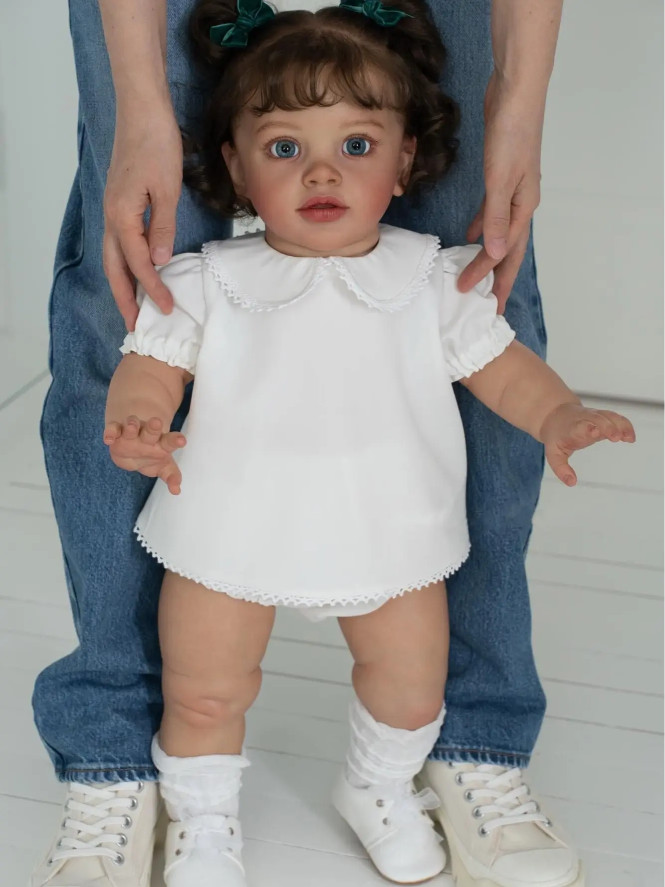Reborn Toddler Baby Dolls Girls 26 Inch Large Size Black Baby Dolls, Reborn Toddler Doll with Natural Hair, Like Real Babies for Girl Toys