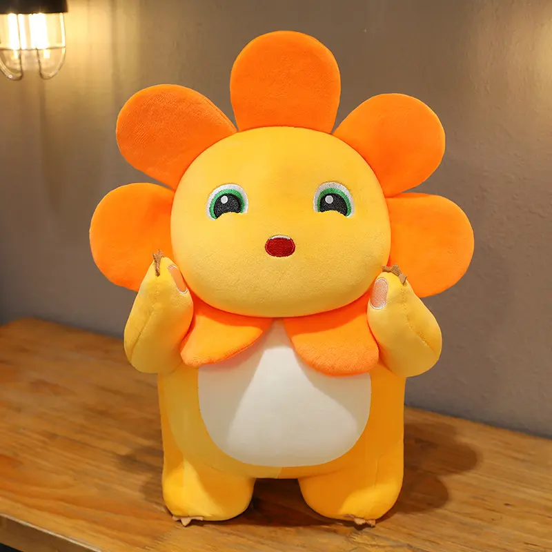 Cute Sunflower Nailong Plush Toys Smile Milk Dragon Silly Anime Cartoon Stuffed Plush Pillow Doll Room Decor Birthday Xmas Gift