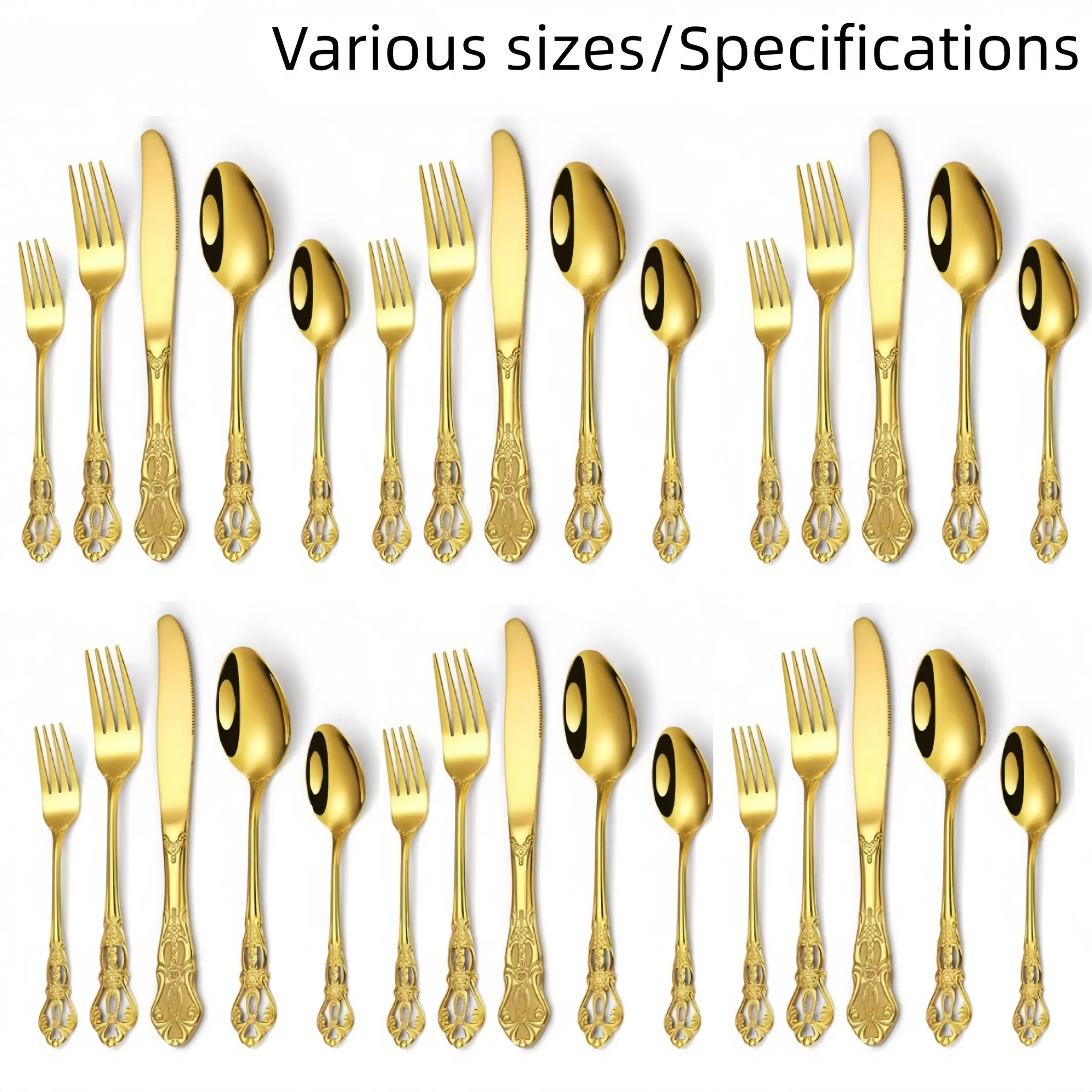 Luxury Style Stainless Steel Cutlery Set, 20/30pcs Including Steak Knife, Fork, Spoon, Tableware Set Dinnerware Sets for Home, Restaurant, Hotel, Wedding, Gift, Tableware Kit, Utensils Set, Forks Spoons And Knives Set
