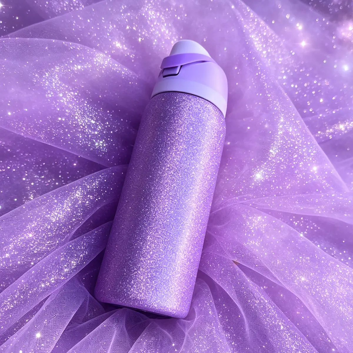 (Diamond Violet) 304L Stainless Steel Reusable Vacuum Insulated Tumbler - ABS Travel Tumbler Vacuum Flask with Straw, Kitchenware Drinkware, Chilled/Hot Insulation, Camping Gear, Father's Day/Rugby Use