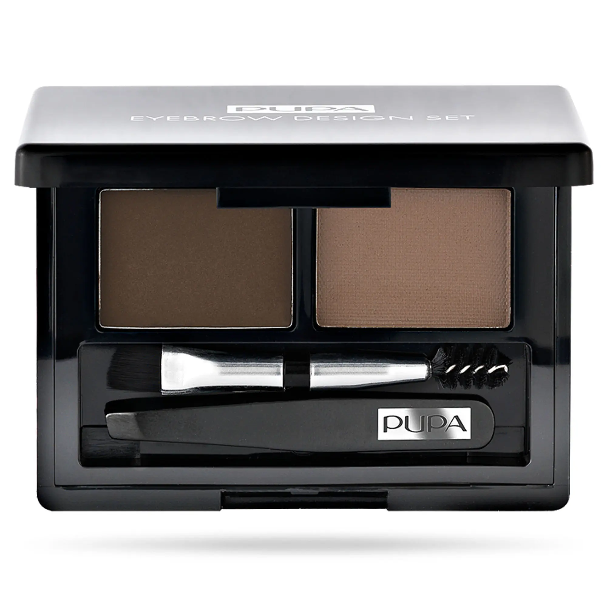 Eyebrow Design Set - 002 Brown by Pupa Milano for Women - 0.039 oz Eyebrow