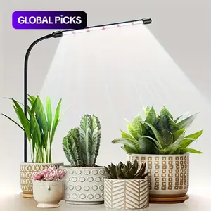 6000k Full Spectrum USB Plant Grow Light with Auto Timer & Dimmer, Ideal for Indoor Plants, Seeds, Succulents, Small Gardens, Dimmable Control