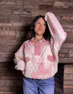 Petals & Daydreams Quilted Pullover