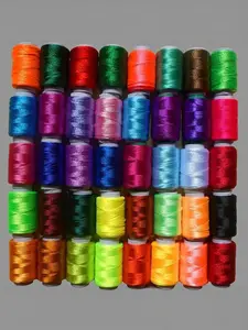 Set of 40 Color Ice Silk Embroidery Thread, Glowing Luminous Silk Line, 3 Strand Handmade Silk Thread, No Pilling, No Fading, European Embroidery, Sewn Embroidery